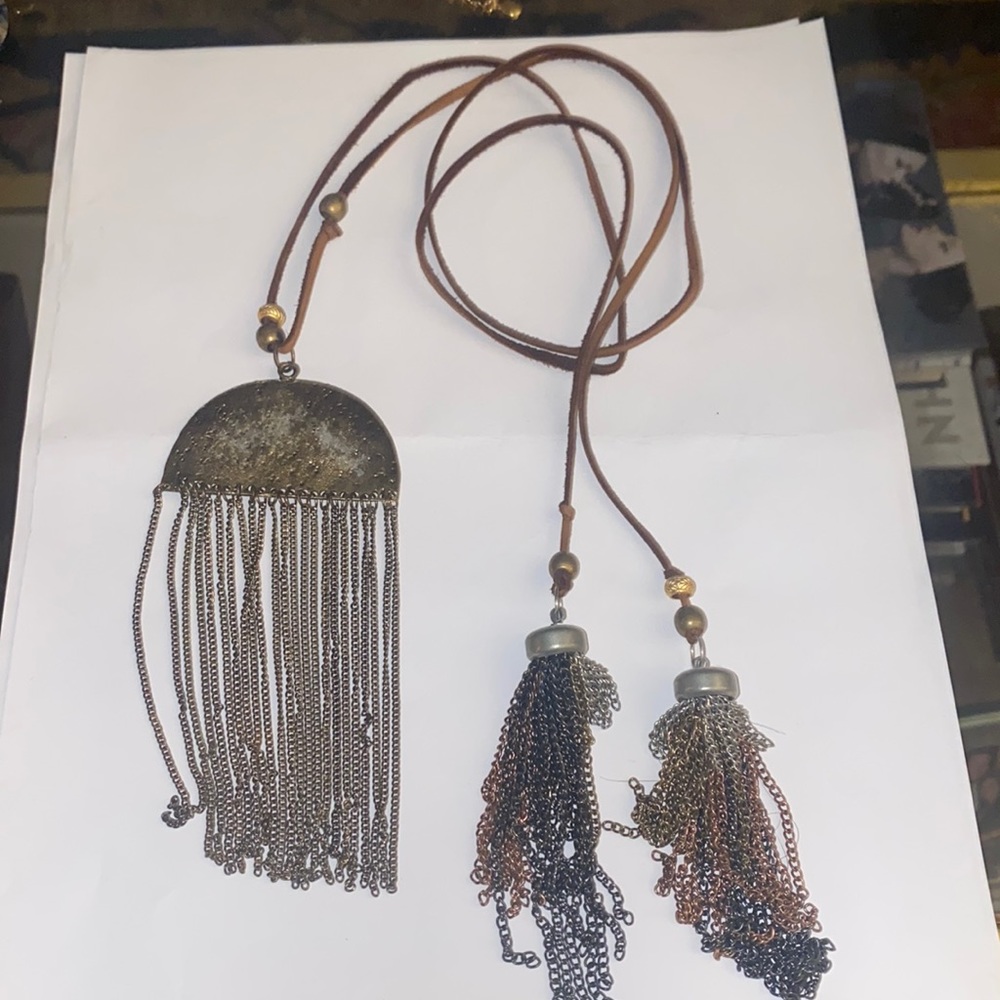 Boho wrap necklace